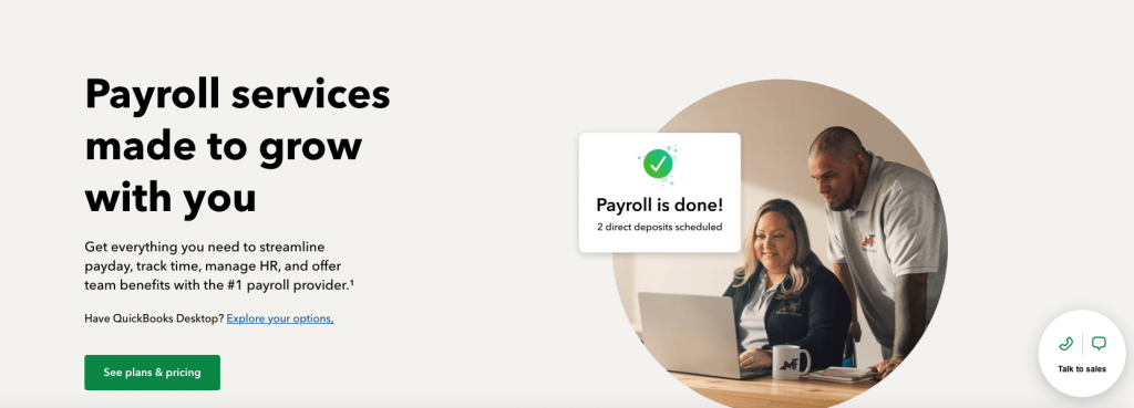 QuickBooks Hr & Payroll software